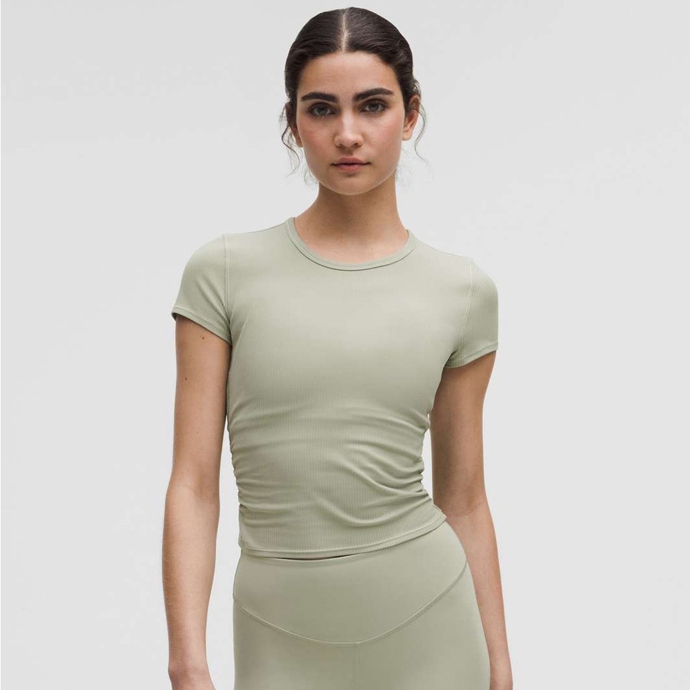 NWT Lululemon All It Takes Back-Twist Ribbed Short-Sleeve Shirt